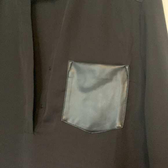 Ellen Tracy Chiffon Long Sleeve Blouse - Picture 4 of 4